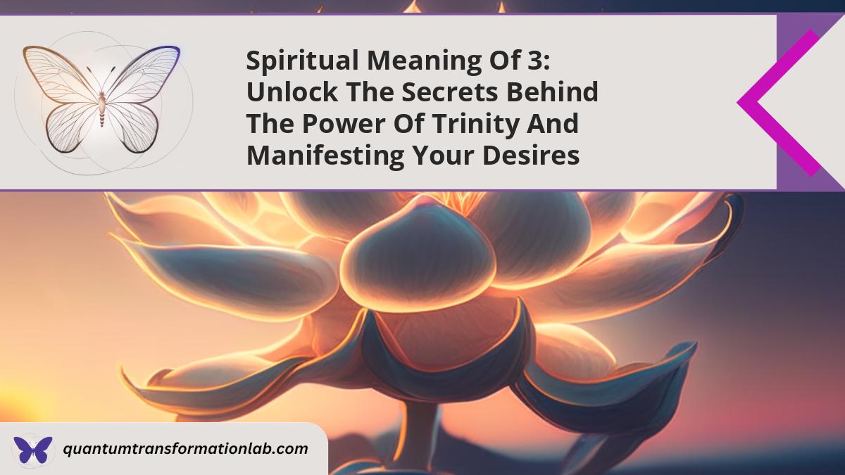 spiritual meaning of 3